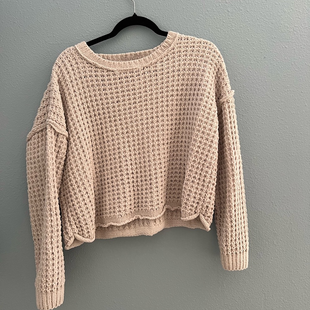 Cozy Cream Knit Sweater
